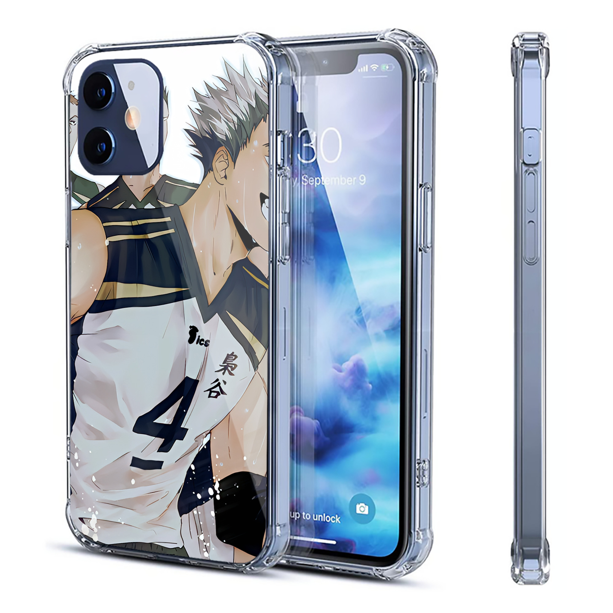 （画像用） ハイキュー!! Haikyu!! 【iPhone 12シリーズ対応】透明スマホケース（クリアソフトケース）